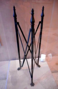 Tripod (1st century BC-1st century AD) from Herculaneum - Exhibition Herculaneum and Pompeii Vision of Discovery up to September 30, 2018 at the Archaeological Museum of Naples (43643921815)