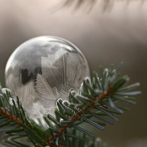 Frost winter bubble blower