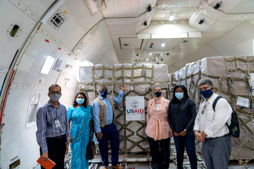 U.S. Embassy Dhaka Deputy Chief of Mission JoAnne Wagner handover 2nd shipment of medical supplies to Bangladesh. (51246847869)