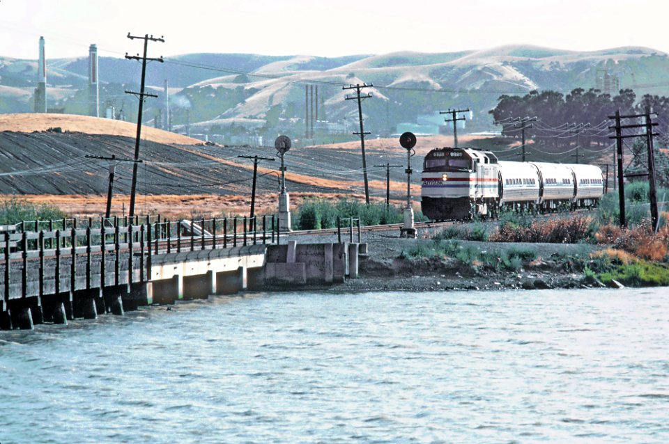 Two Very Different Amtraks, Except for Length, by Roger Puta (33858323533)