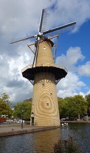 Mill blades blue sky brandersmolen