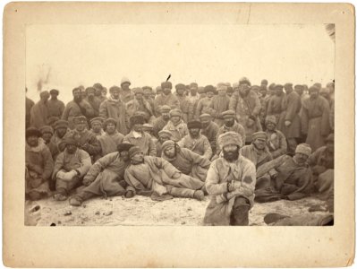 A group of hard-labor convicts (common criminals) in Siberia LCCN99615460