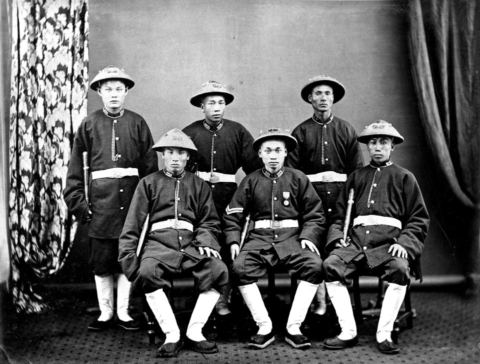 A Group of Hong Kong Native Police