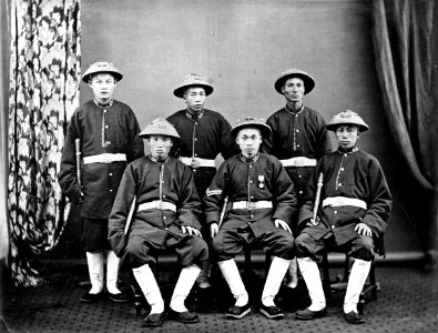 A Group of Hong Kong Native Police