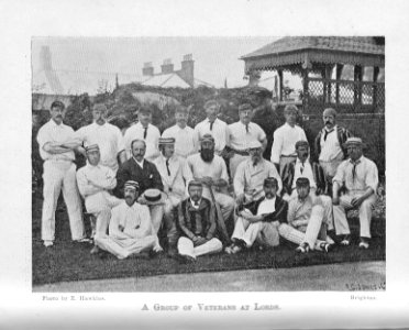 A group of veterans at Lords