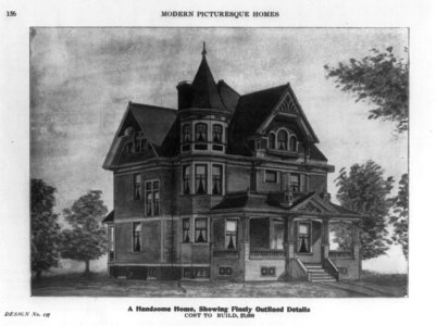 A handsome home, showing finely outlined details. Design no. 137. LCCN2002715876