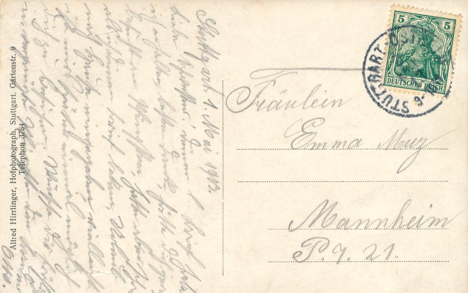 A Hirrlinger - Grenadierzug aus dem Regiment »Königin Olga« (1. Württembergisches) Nr. 119 während Übungspause (1913) R