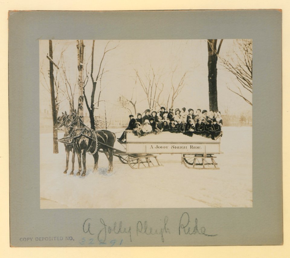 A jolly sleigh ride (HS85-10-32291) original