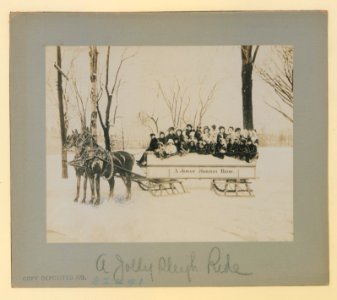 A jolly sleigh ride (HS85-10-32291) original