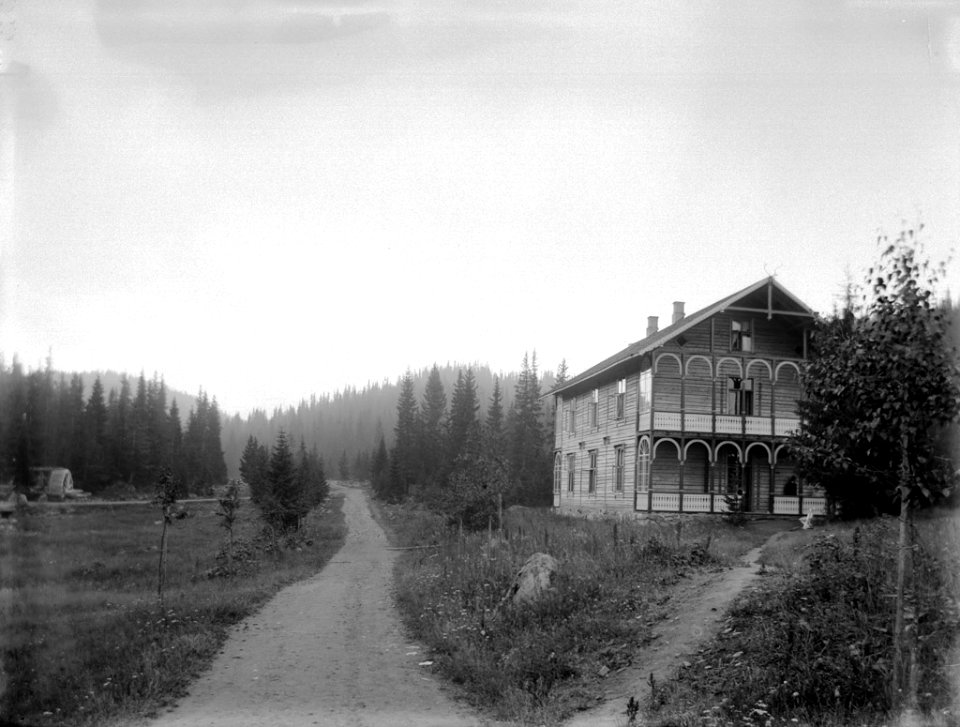 A house at Tonsåsen Sanatorium, Valdres, Norway