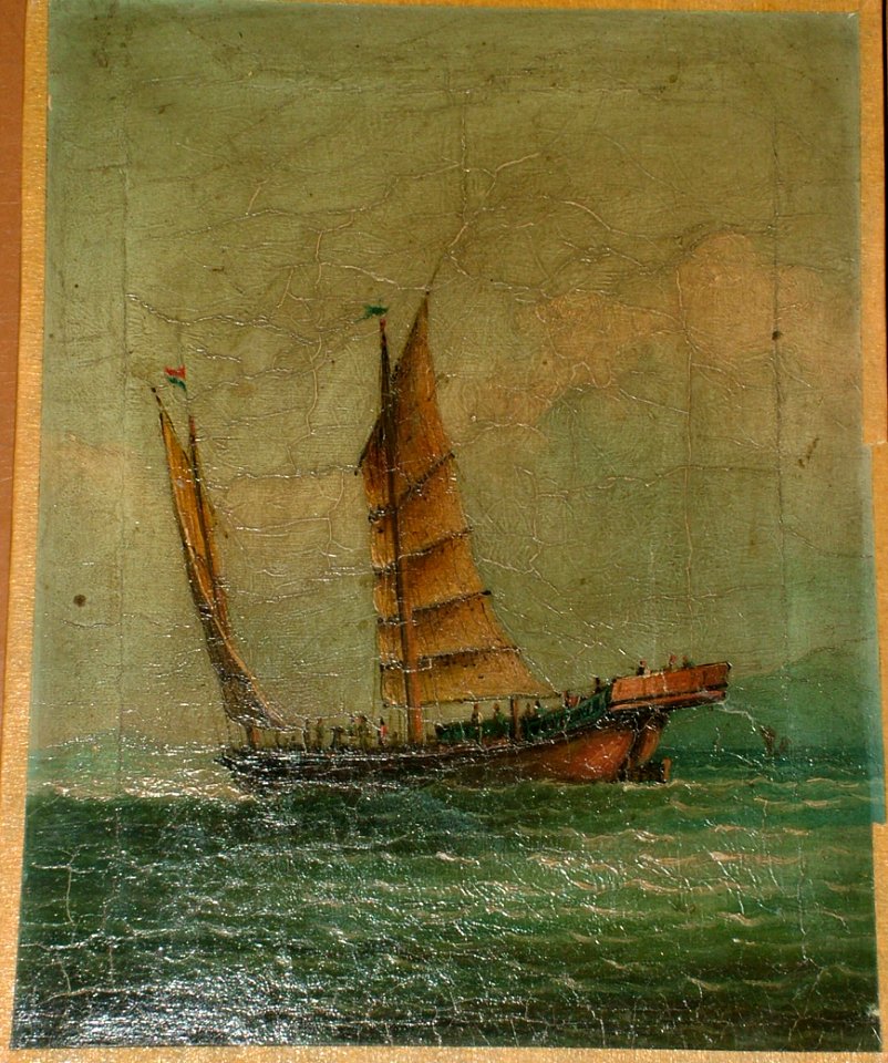 A junk under sail RMG RP5957