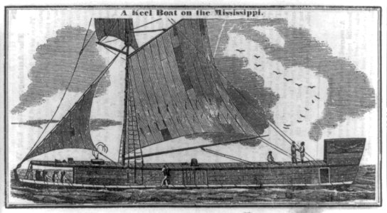 A keel boat on the Mississippi LCCN2006682673