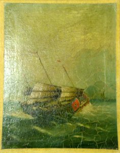A junk in a heavy sea RMG RP5956