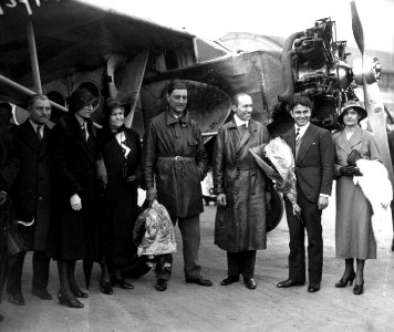 A l'arrivée du Paris au Bourget