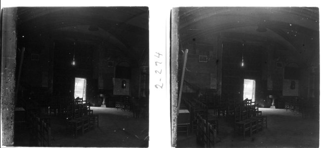 A l'interior d'una església de Martorell
