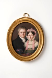 A Lady with a Gentleman (Frederik Christian Camradt) - Nationalmuseum - 28374