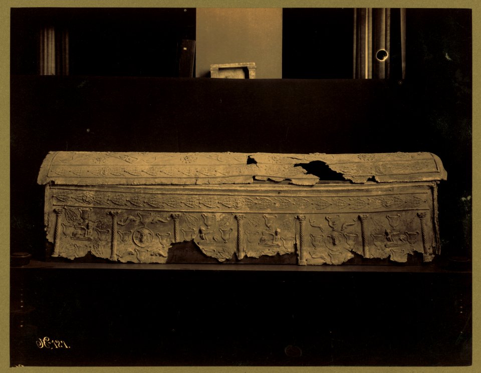 A lead sarcophagus in the Imperial Ottoman Museum, Constantinople LCCN2004674253