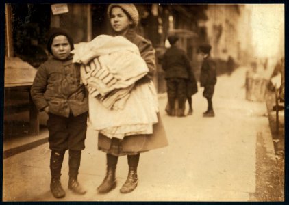 A Load of kimonos just finished. Girl very reticent. Thompson St., N.Y. LOC nclc.04182