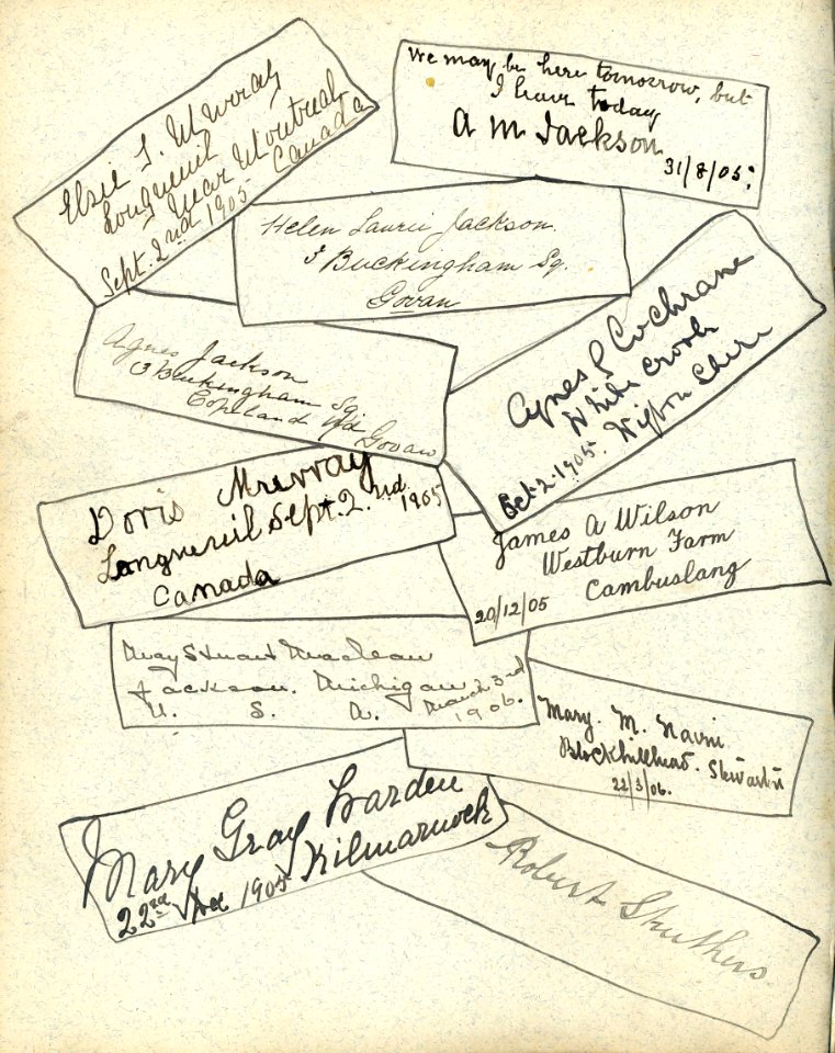 A M Jackson 31 8 1905