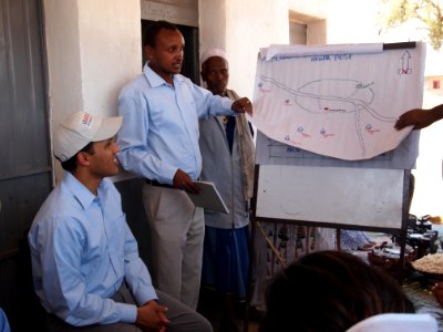A map of the Community a Health Post Serves (9502325740)