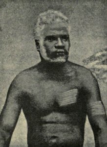 A Loyalty Islander daubed with Lime, Noumea, by Wragge, c. 1906