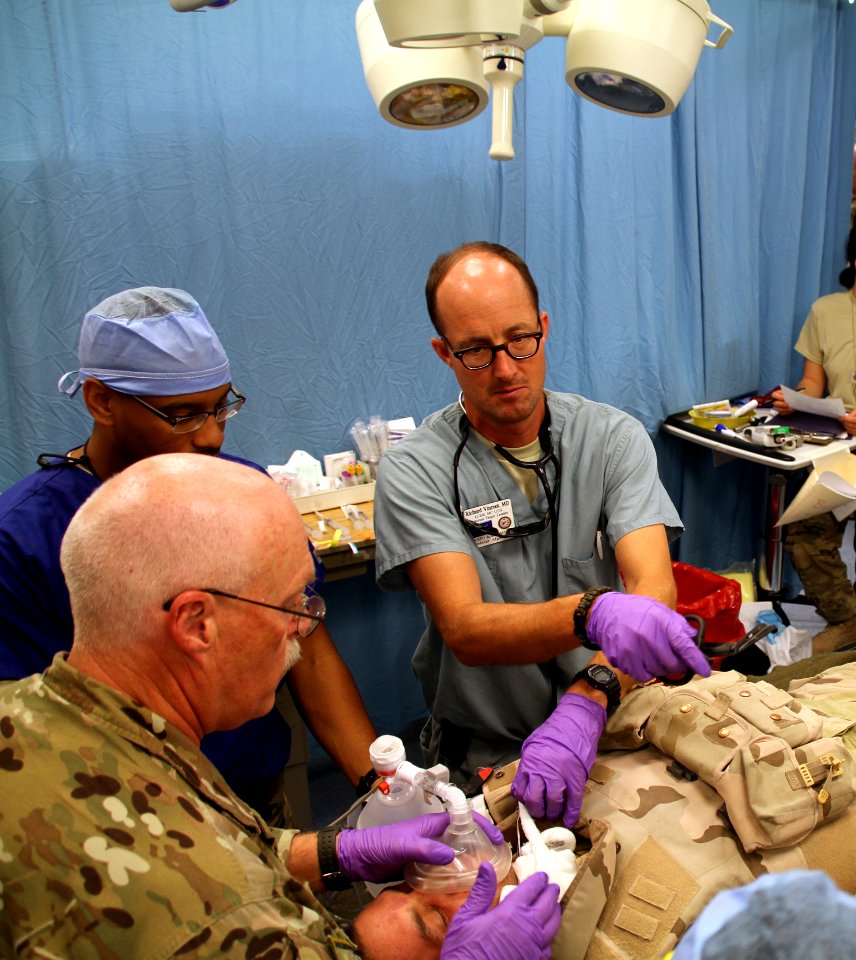 A massive casaulty training exercise in Afghanistan 141004-N-JY715-634