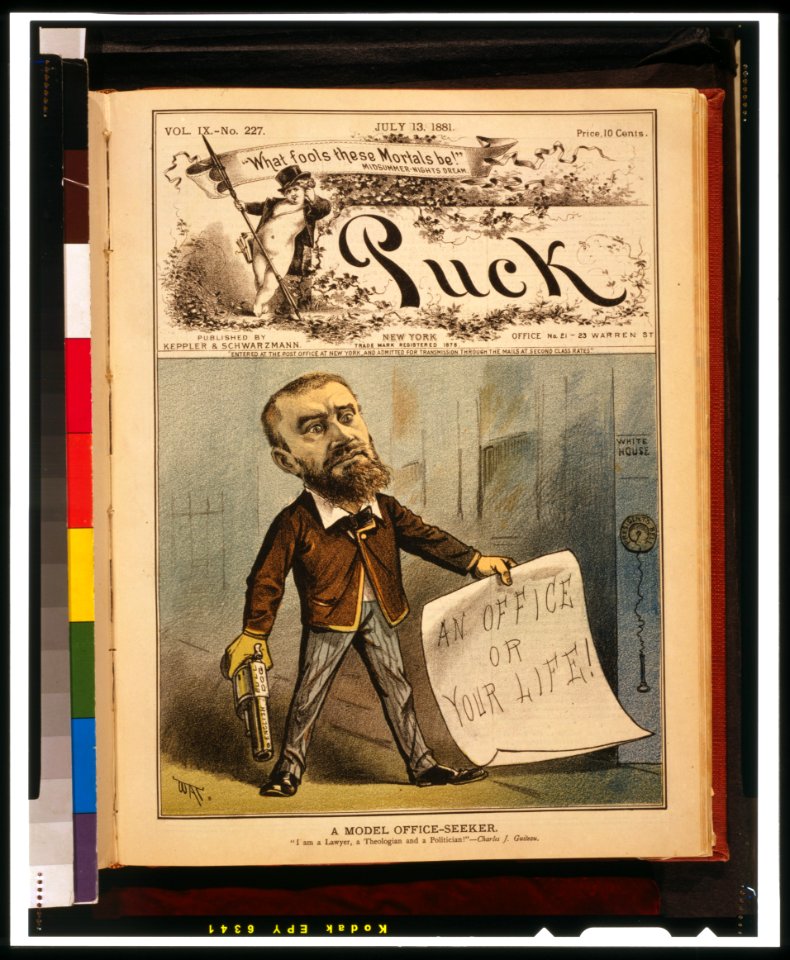 A Model office-seeker-I am a lawyer, a theologian and a politician!-Charles J. Guiteau - WAT. LCCN92508892