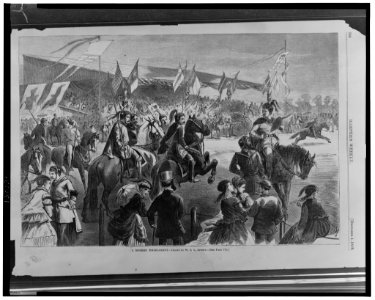 A modern tournament - drawn by W.S.L. Jewett. LCCN2002695555