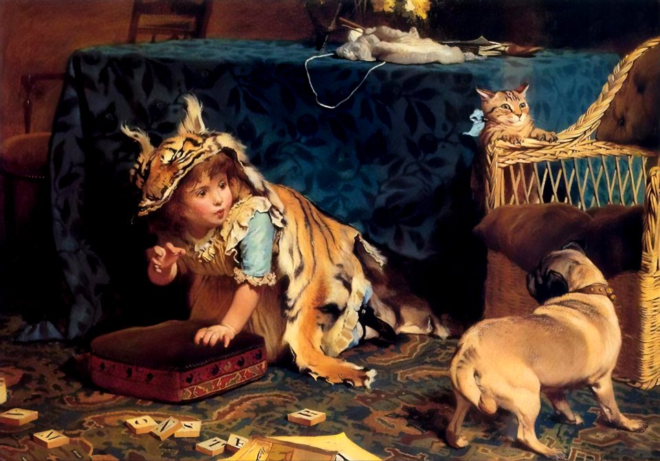 A Monster by Charles Burton Barber