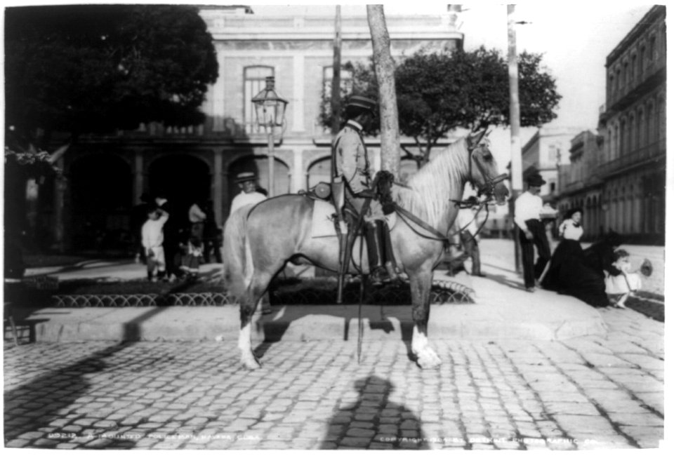 A Mounted policeman, Havana, Cuba LCCN89709060