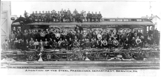 A portion of the steel passenger department, Berwick, PA. LCCN2012649476