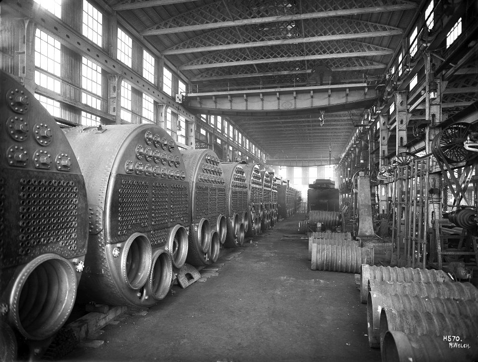A Portion of the Boiler Shop, Fig 12 (The Shipbuilder special numbers Olympic)