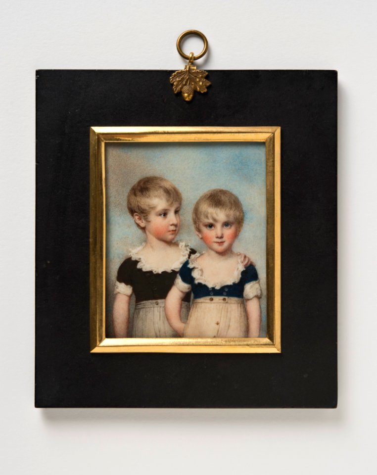 A portrait of Lewis (b. 1796) and Alexander (b. 1797) Beauvais (William Wood) - Nationalmuseum - 158553