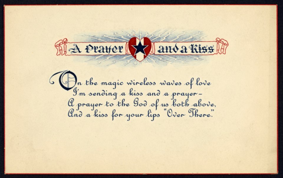 A prayer and a kiss LCCN2010645774