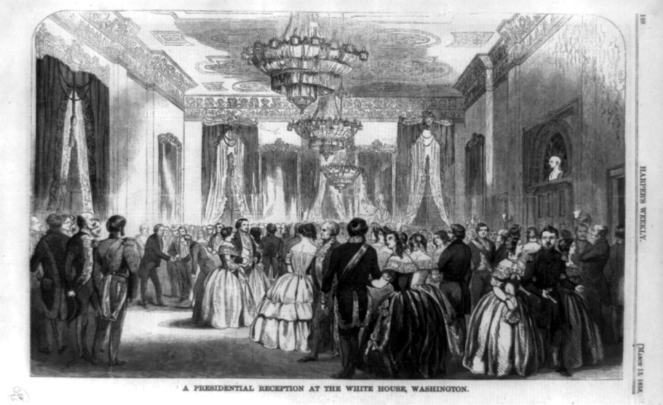 A Presidential reception at the White House, Washington LCCN90707114