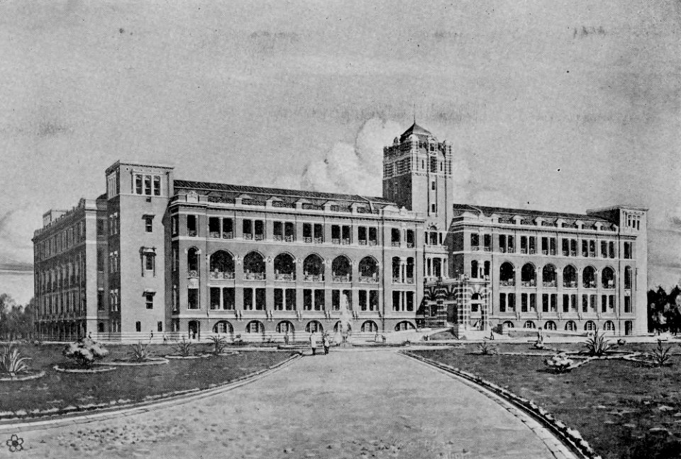 A proposed design for the Office Building of the Governor General of Taiwan by Uheiji Nagano, 1909