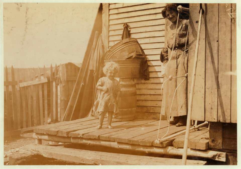 A prospective sardine worker, one of the Goodell family. (See Photo -2433). LOC nclc.00956