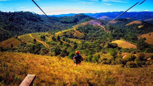 Forest adventure adrenaline photo