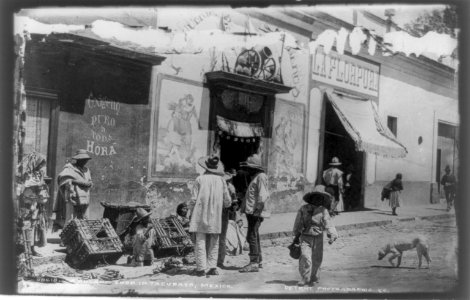 A pulque shop in Tacubaya, Mexico LCCN88715906