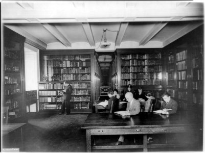 A reading room at the Library of Congress, Washington, D.C. LCCN2011648351