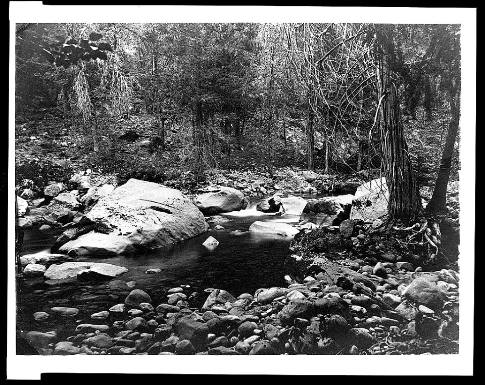 A rocky stream at Yosemite National Park, Calif. LCCN95514045