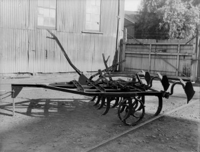 A rigid tyne cultivator from The Powerhouse Museum
