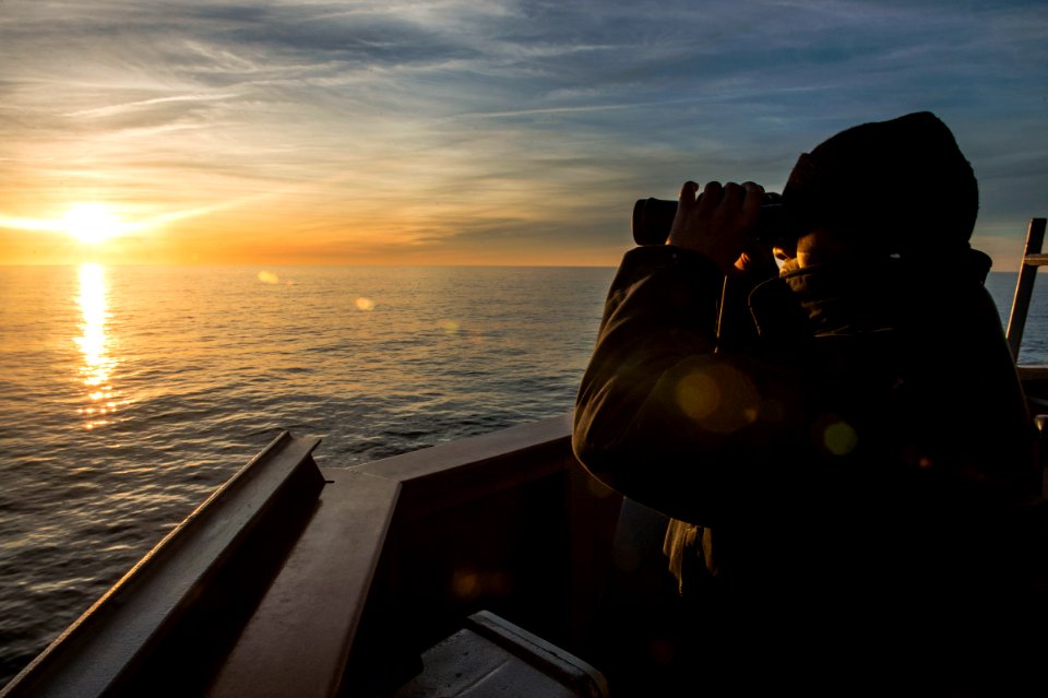 A Sailor stands watch. (12309088823)