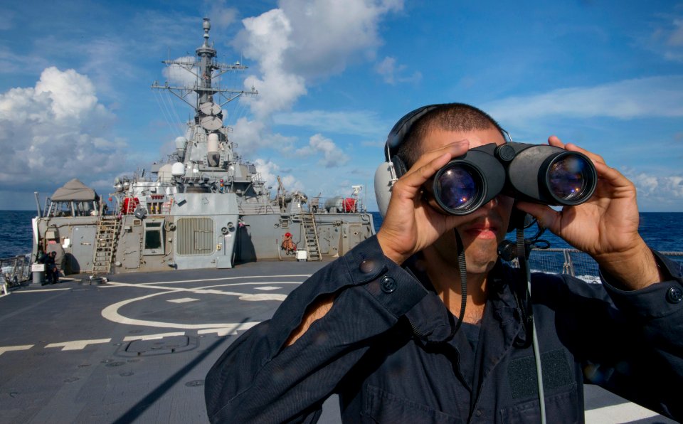A Sailor stands watch. (21422320121)
