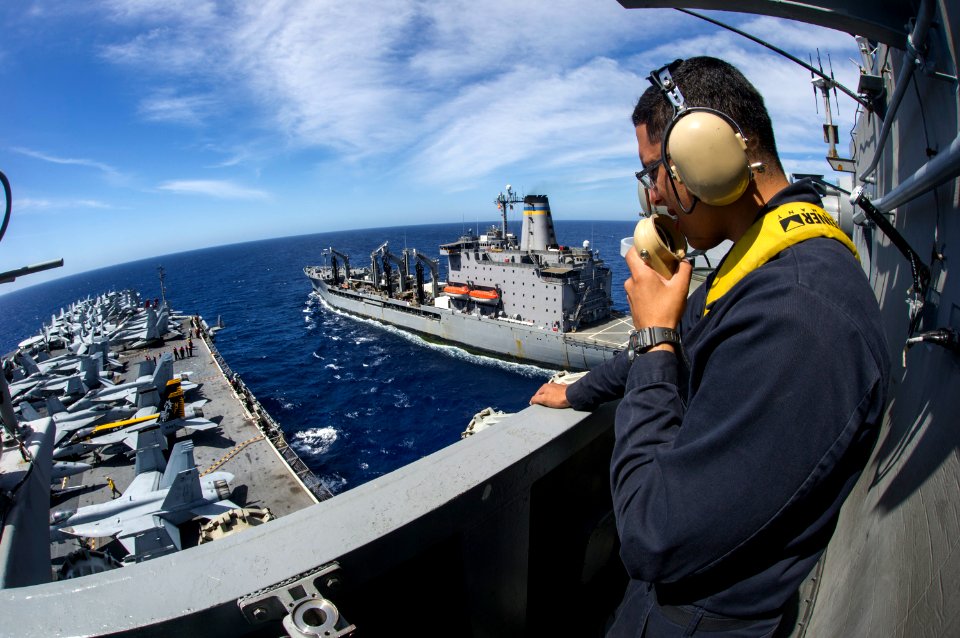 A Sailor stands watch. (18166144401)
