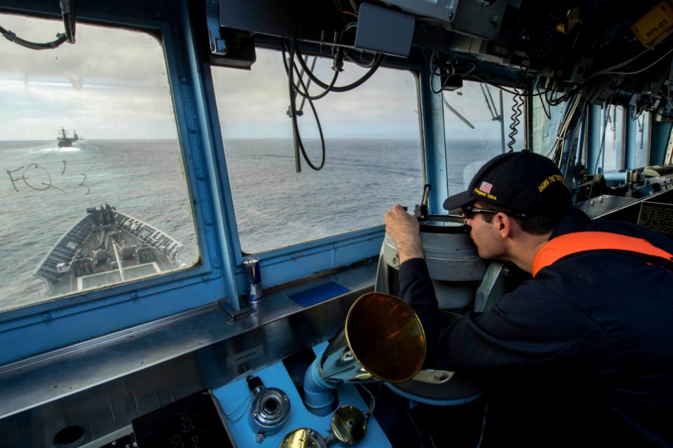 A Sailor stands watch. (20186312120)