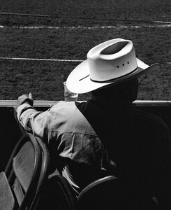 Veil lid cowboy hat photo