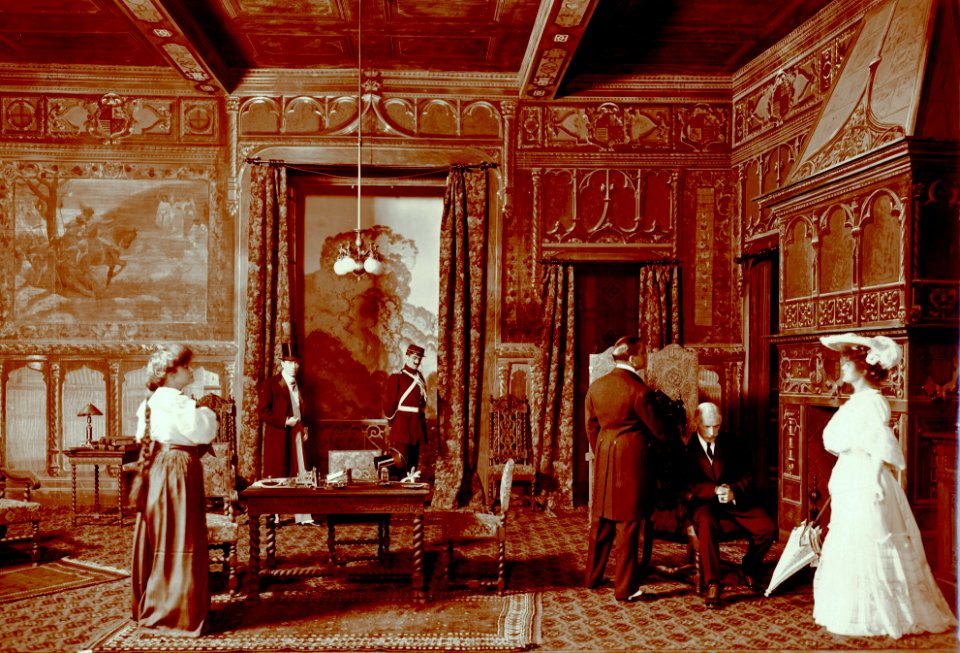 A scene from Leah Kleschna (SAYRE 11923)