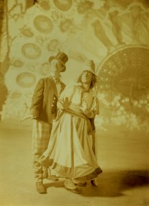 A scene from The Strollers (SAYRE 12274)