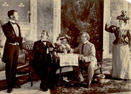 A scene from The Vinegar Buyer (SAYRE 12383)